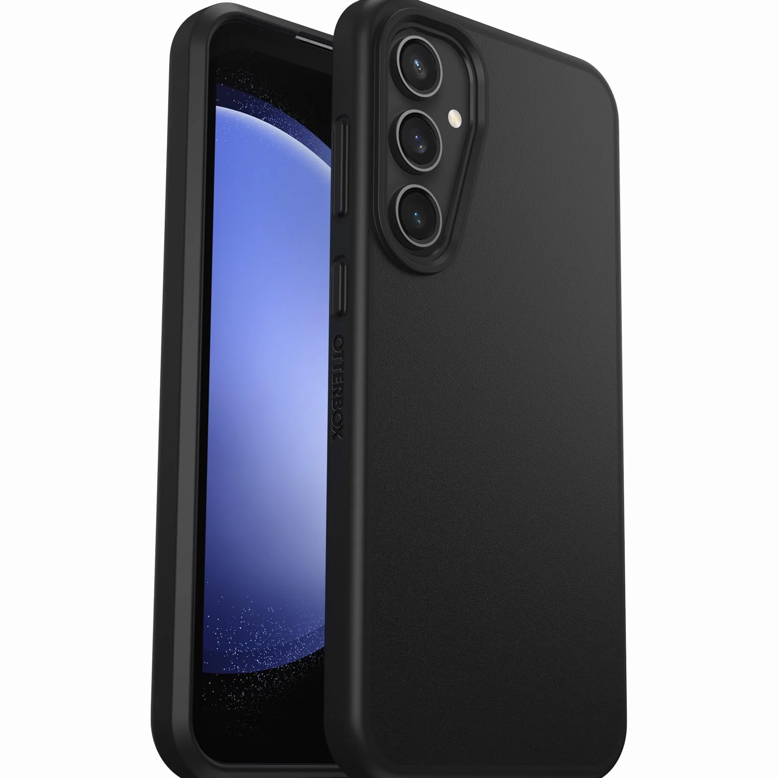 OtterBox Funda para Samsung Galaxy S23 FE React Series,Resistente a Golpes y caídas,Ultra-Fina, Protectora,Testada con los estándares Militares anticaídas, Negro