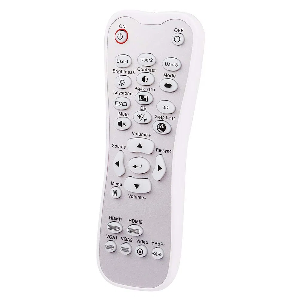 Aimdio BR-3003B Mando a Distancia para Optoma UHD60 HD141X HD142X HD143X HD144X DH1009 EH200ST GT1080 GT5600 HD152X HD26 HD27 HD28DSE HD29DARBEE HD39DARBEE UHD300X UHD40 UHD50 UHD550X UHZ65