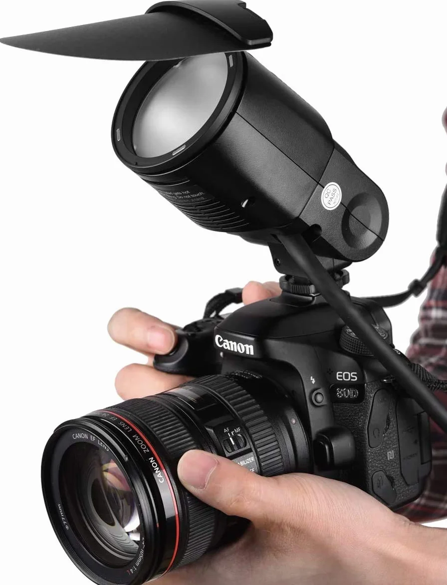 Godox AK-R1 Kit Accesorios para Godox V1 Flash y H200R, AD200, AD200Pro - Estudio Flash con Granero Puerta, Snoot, Color Filtro, Reflector, Honeycomb