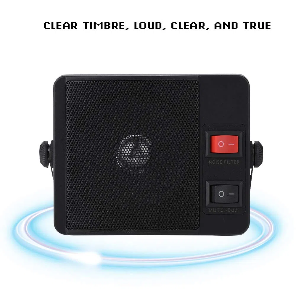 Vbestlife TS-750 Mini Altavoz Externo de 3,5 mm, Altavoz Inalámbrico con 320-8600Hz, Potencia 11W, Material de ABS, Interruptor Interior de Filtro de Ruido y Mute (-8dB)