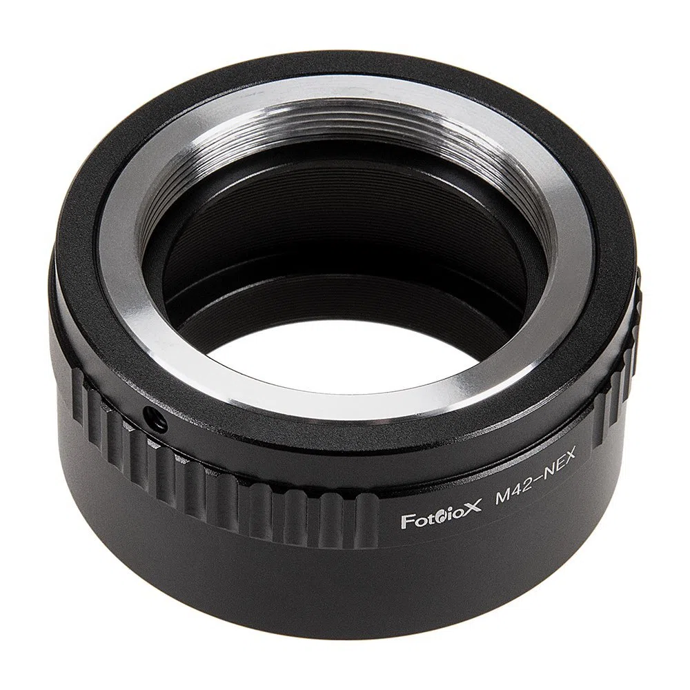 Fotodiox - Adaptador de Lente M42 a Sony NEX E para Sony Alpha NEX-7, NEX-6, NEX-5N, NEX-5, NEX-C3 y NEX-3