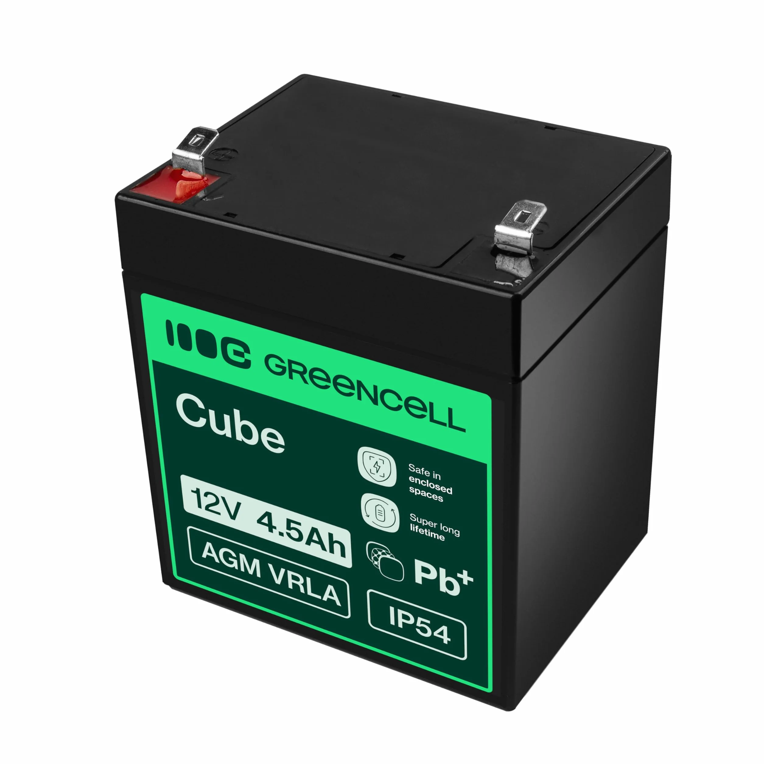 Green Cell Recambio de Batería Gel AGM 12V 4.5Ah Rechargeable Pila Sellada de Plomo ácido batería sin Mantenimiento Batería de Reemplazo para Sistemas de Alarma Antirrobo Video vigilancia