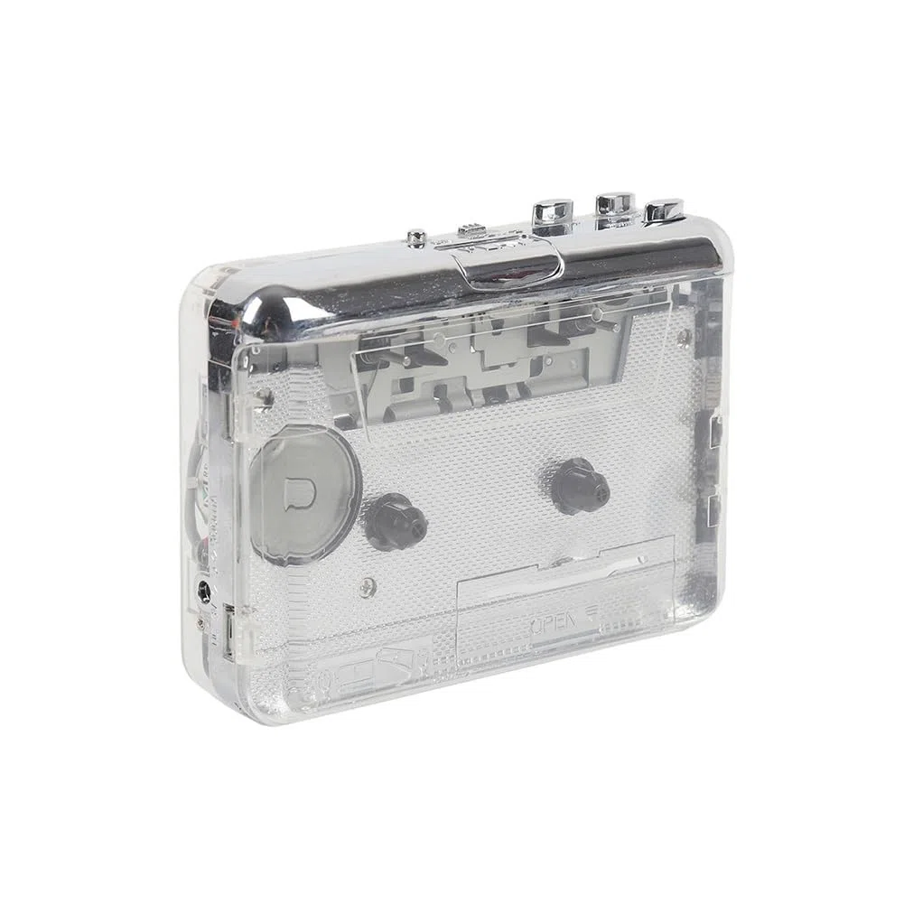 Reproductor de Casetes TON010B, Grabador de Cinta Portátil A MP3, Captura de Casetes USB Transparente A Formato MP3, Reproductor de Música de Cinta A