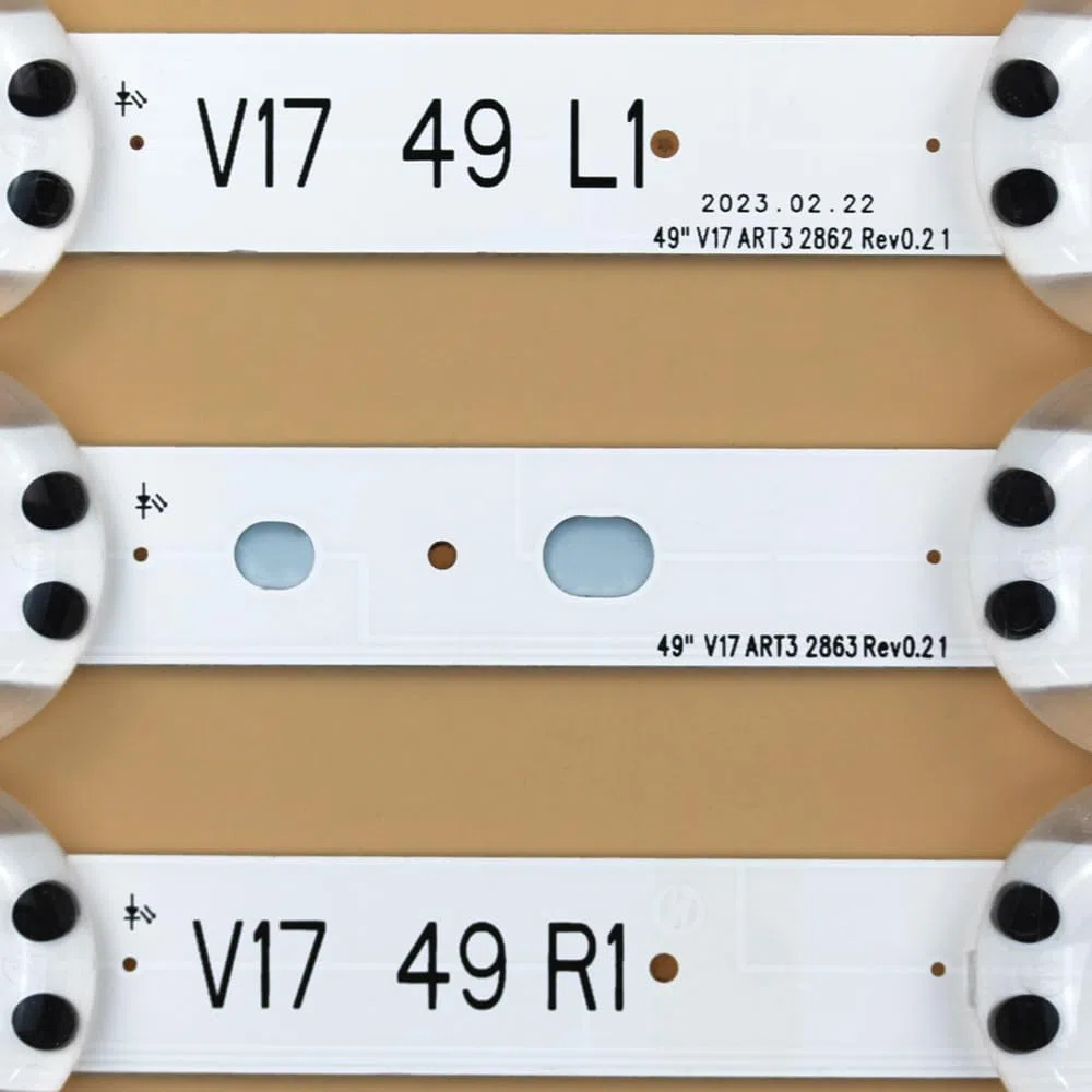 Pieza de Repuesto para TV con Tira de retroiluminación LED para 6916L-2863A 49UV340C 6916L-2862 LC490DGG 49LV340C