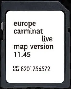 Tarjeta SD Navegación GPS Europa 2025 - Versión 11.45 - Compatible con Renault Tomtom Live