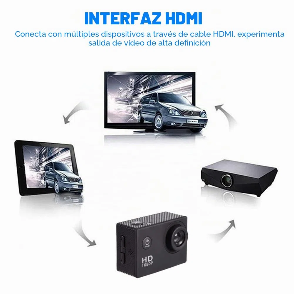 Topiky Cámara de acción 4K WiFi Impermeable 30m Deportes al Aire Libre Video DV Cámara 1080P Full HD LCD Mini videocámara con 900mAh Baterías Recargables y Accesorios de Montaje Kits(Negro)