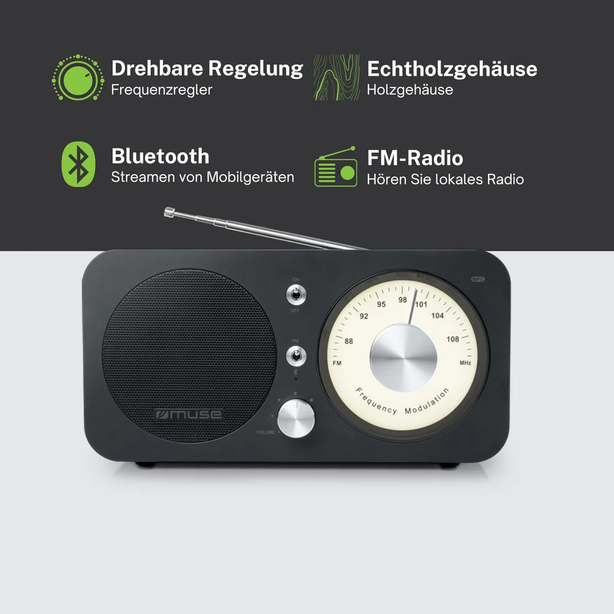 Muse M-095 BT Radio