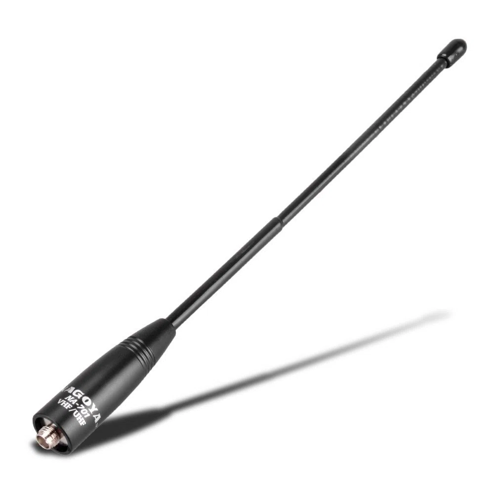 Auténtica Antena Nagoya NA-701 de 8 Pulgadas de látigo VHF/UHF (144/430 MHz) para radios BTECH y BaoFeng