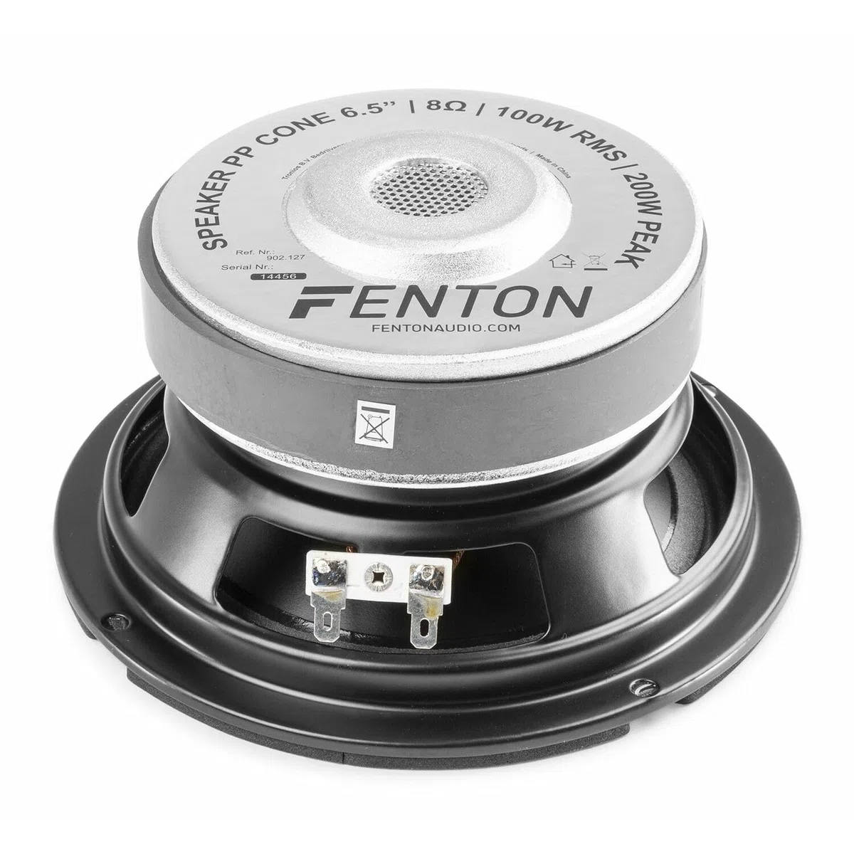 Fenton WP16 - Altavoz de Graves de Alta Fidelidad, Woofer de Repuesto Con Cono PP de 16 cm, 200 Vatios, 8 Ohm, 6,5 Pulgadas - Integrado