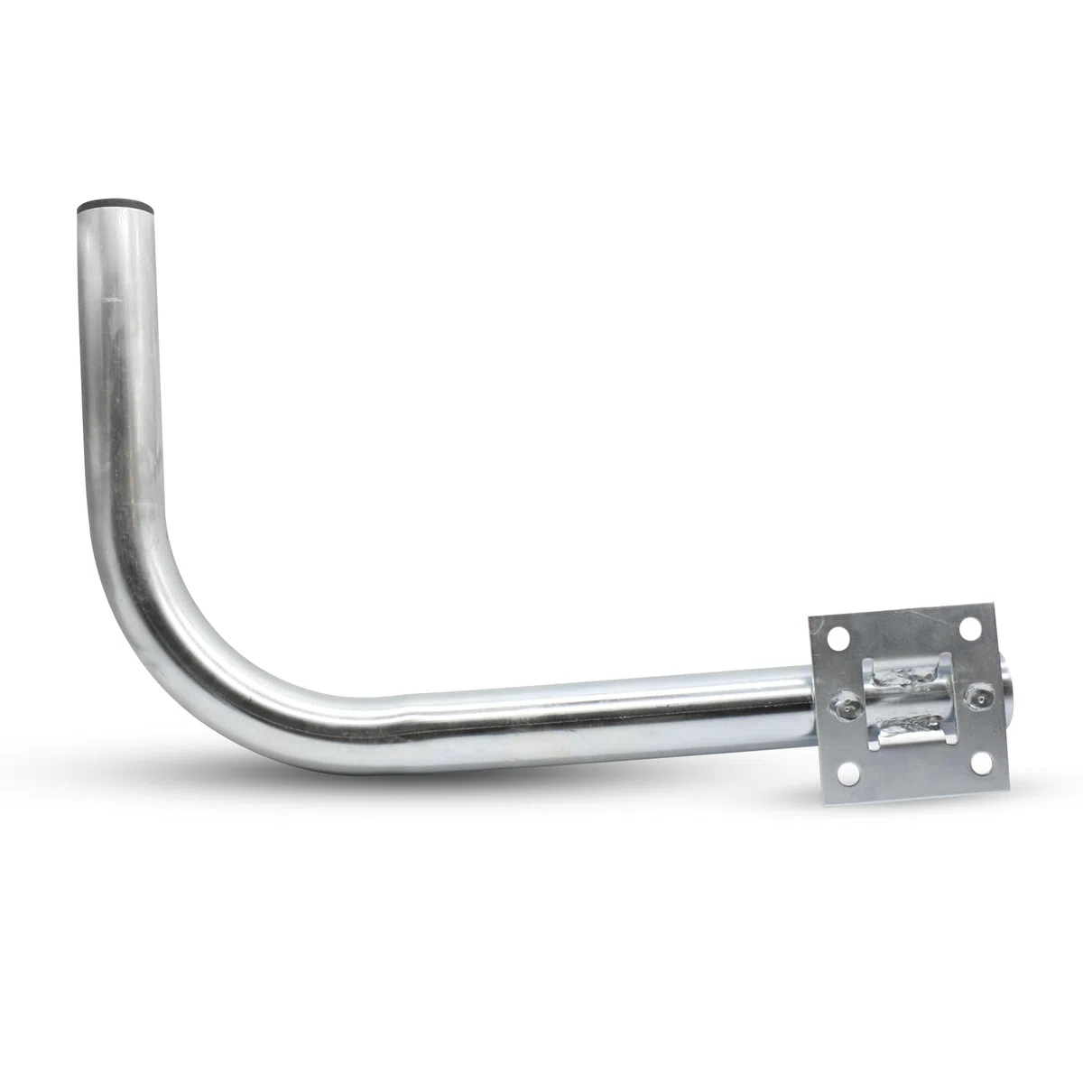 DOJA Barcelona | Soporte Balcon en L para Antena | 42x27cm | Pack 1 | Soporte en L | Estructura Antena Parabolica Exterior | Estructura Satelite para Barandal y Pared de Balcon en Forma de L