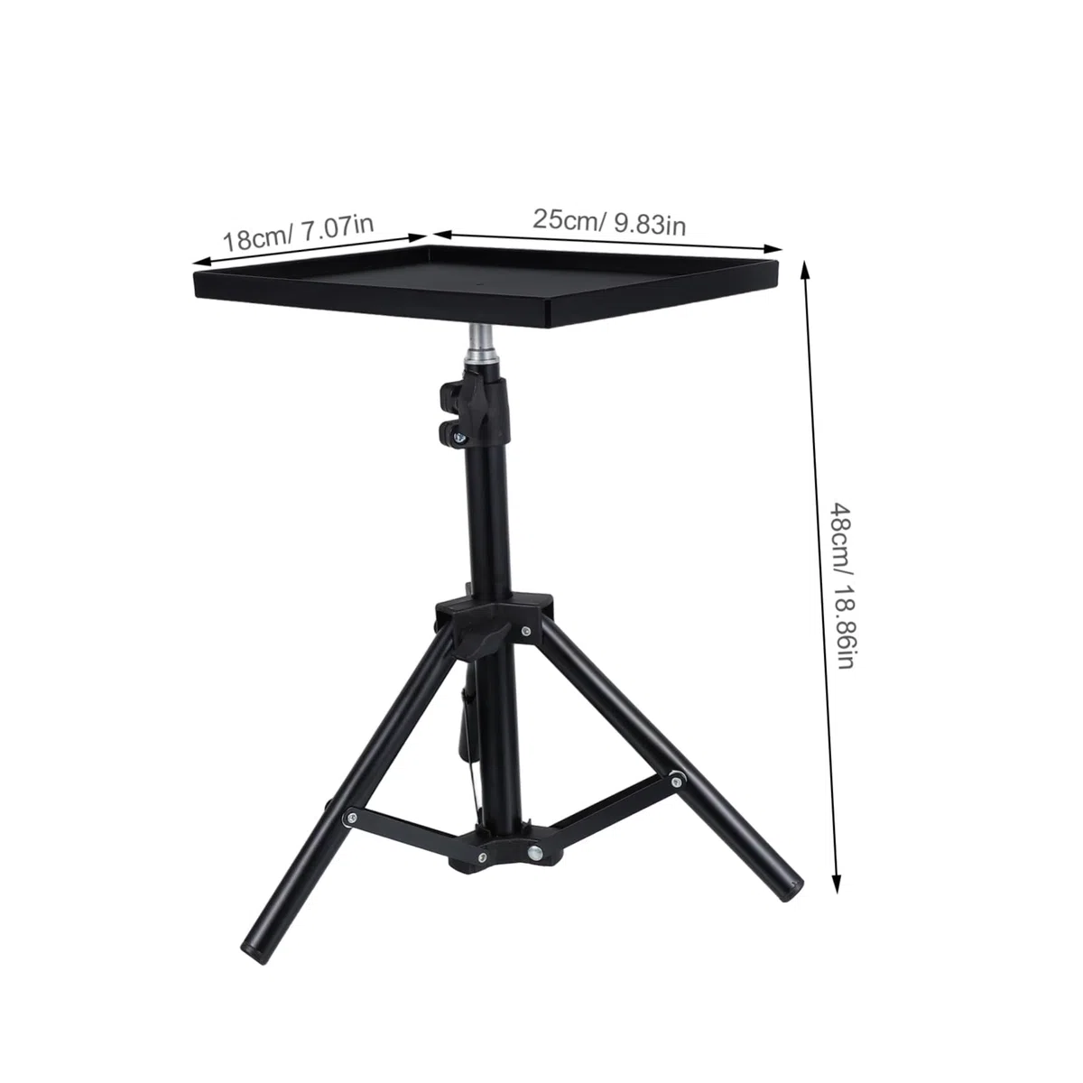 Soporte Para Proyector Trípode Ajustable Con Bandeja Antideslizante Altura Regulable Para Suelo Escritorio Y Cama Instalación Sin Herramientas