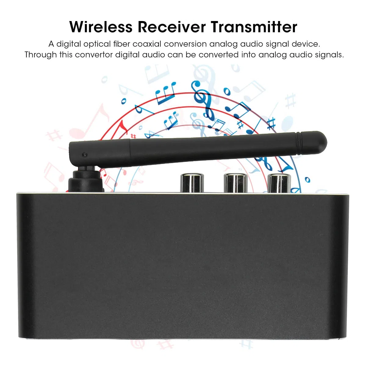 Transmisor Receptor Bluetooth - Señal de Audio Analógica de Conversión Coaxial de Fibra Óptica Digital y Transmisor Receptor de Audio Bluetooth - para TV/Máquina Recreativa