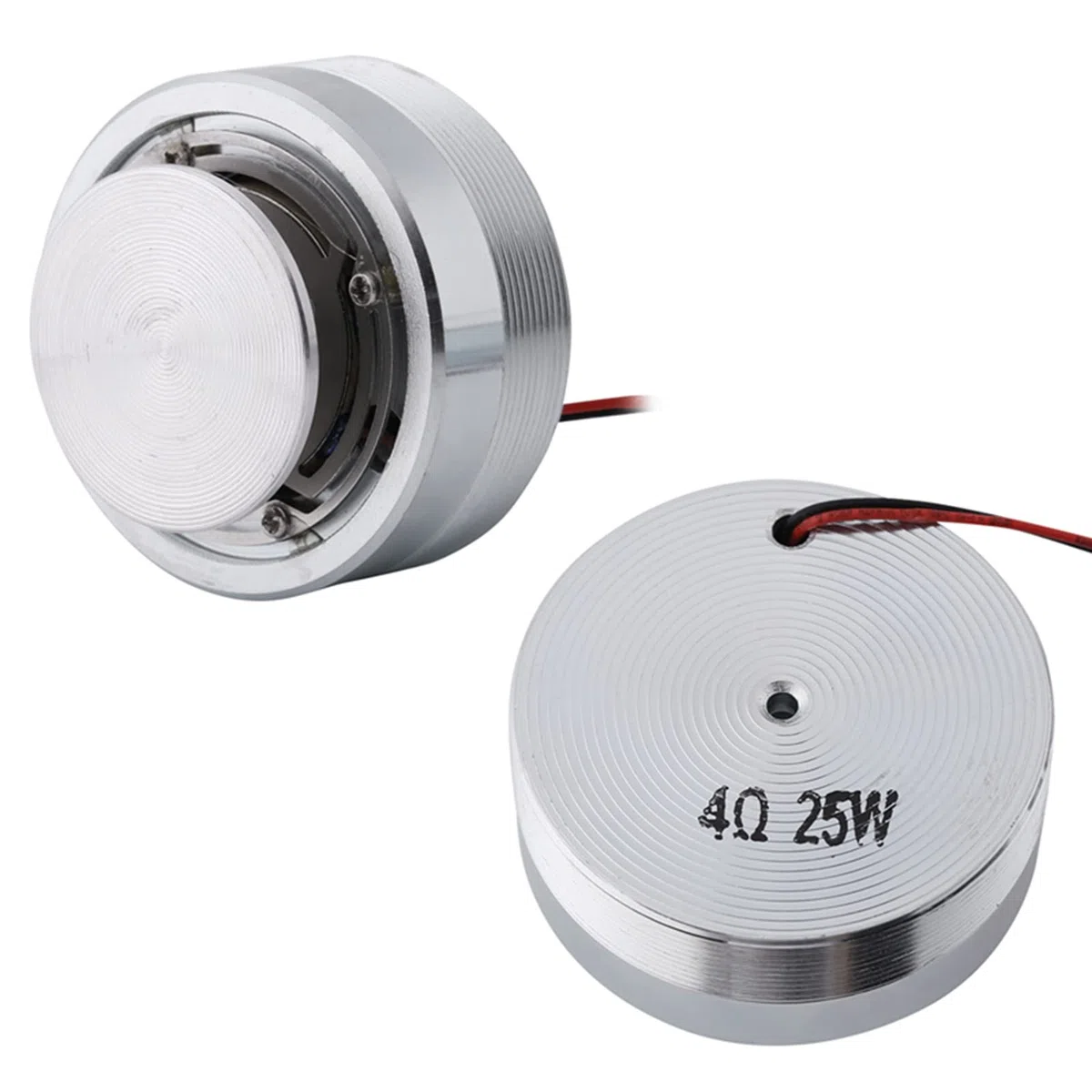 Altavoz de Resonancia 50mm audio exciter Mini Altavoz de Graves 2 Pulgadas, Audio Exciter para Reproducción de Todas las Frecuencias, Reemplazo Enceintes de remplacement