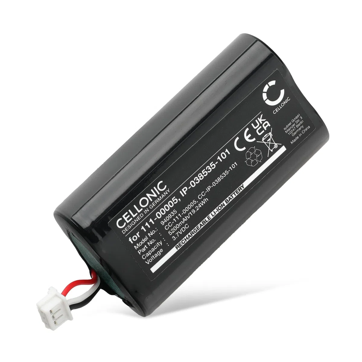 CELLONIC 1x Batería para Altavoz Compatible con Sonos Roam, 111-00005 - (5200mAh, 3.7V)