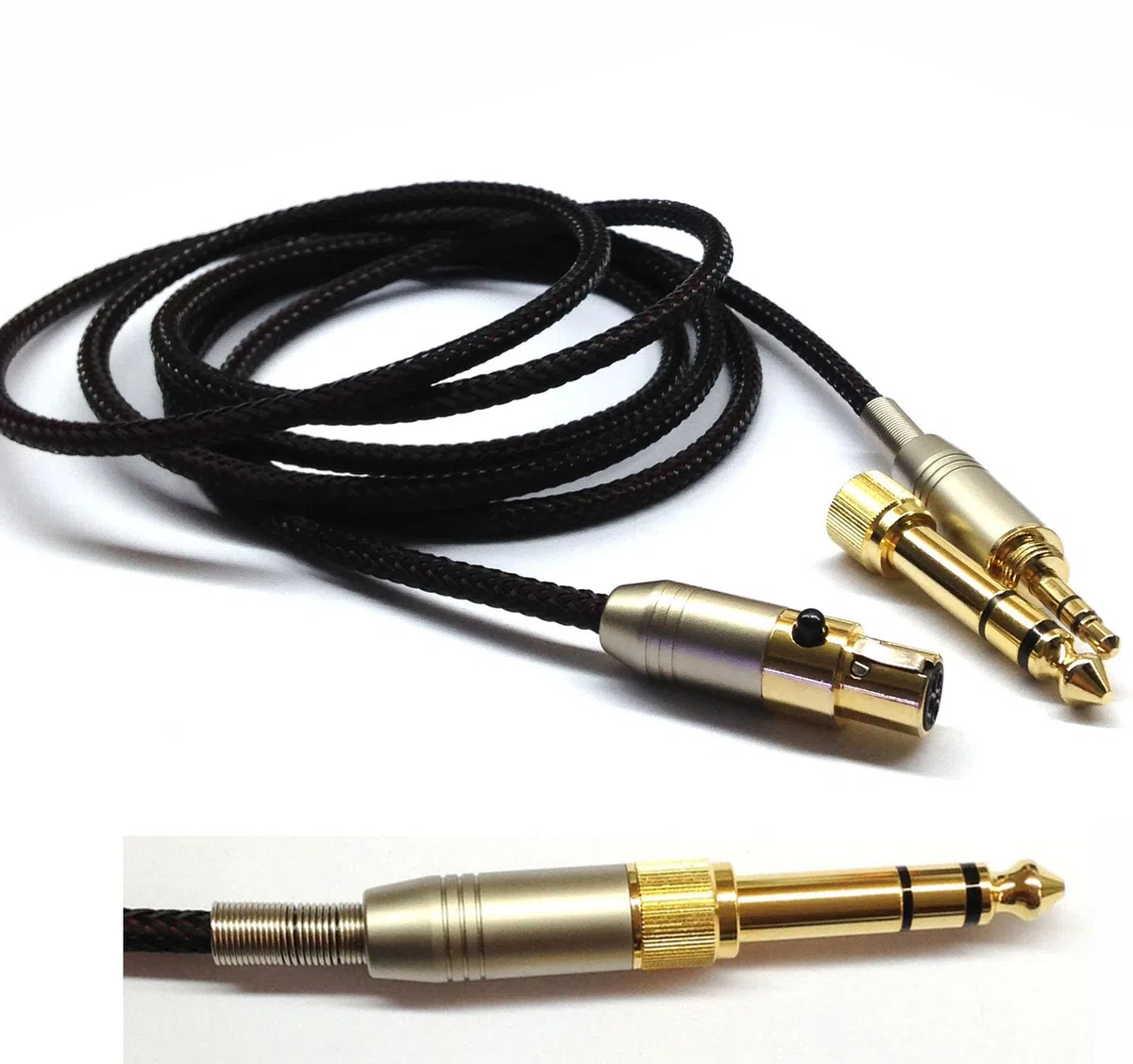 NewFantasia Cable de actualización de audio de repuesto compatible con auriculares AKG K240, K240S, K240MK II, Q701, K702, K141, K171, K181, K271s, K271 MKII, M220, Pioneer HDJ-2000, 3 metros