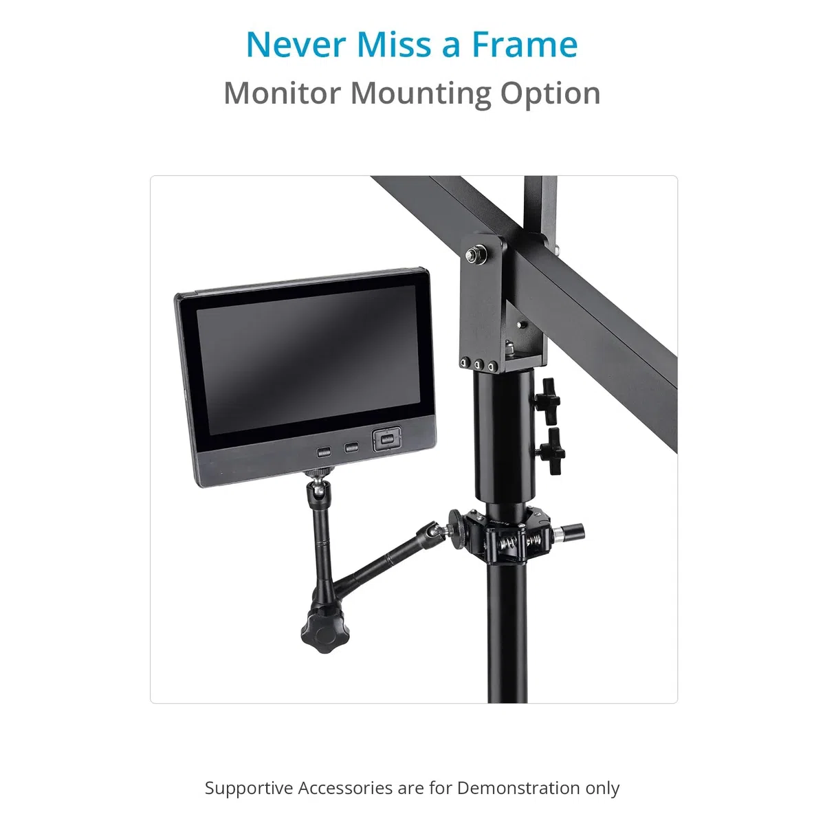 PROAIM Grúa Vega Jib de 8 pies para cámaras de video DSLR. Carga útil de hasta 8 kg. Soporta cabezales de inclinación panorámica y cardanes de cámara de 3 ejes (JB-VG08-01)