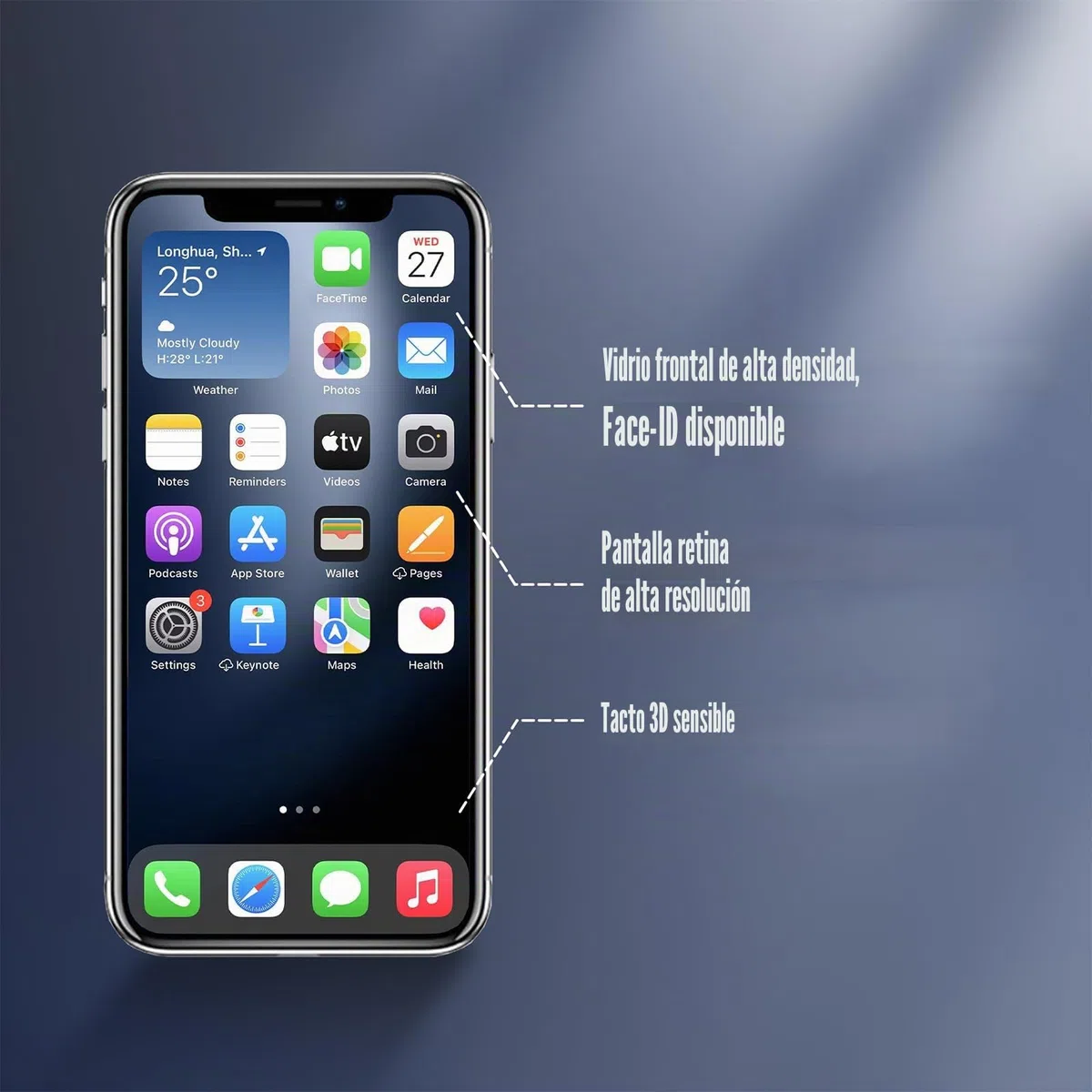 para iPhone 13 Pro MAX Sustitución de la Pantalla LCD 6,7 Pulgadas Conjunto digitalizador de Pantalla Pantalla táctil,con Herramienta de reparación del Conjunto del Bastidor