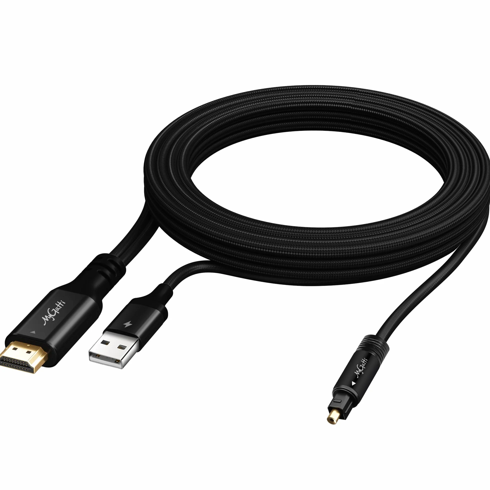 Cable convertidor de HDMI ARC/eARC a Toslink óptico de 2 m, 192 kHz unidireccional, cable extractor de audio USB para TV a barra de sonido, amplificador de cine en casa, altavoces antiguos – Plug