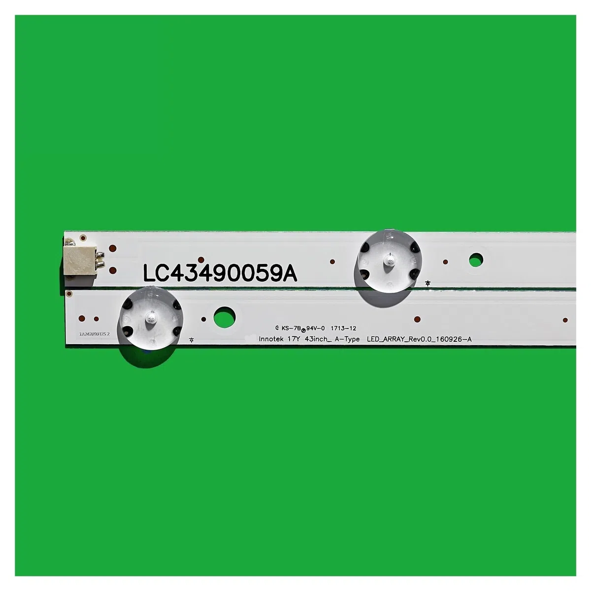 Tira de retroiluminación LED de 7 LED de 3 Piezas for LG 43UJ635V 43UK6300PLB 43UJ651V 43UJ634V 43UJ630V 43UJ561V 43UJ655V Apto for LC43490059A Apto for LC43490058A