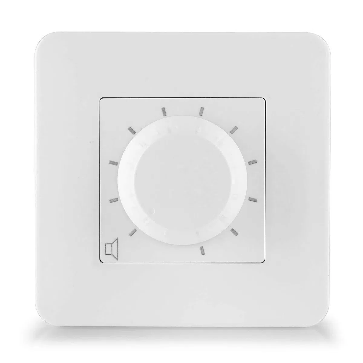 Power Dynamics PDV30 Atenuador de línea de 100v, control de volumen de altavoz para montaje en pared (30w), volumen para instalación de sistemas de música en oficinas, gimnasios, tiendas, etc.