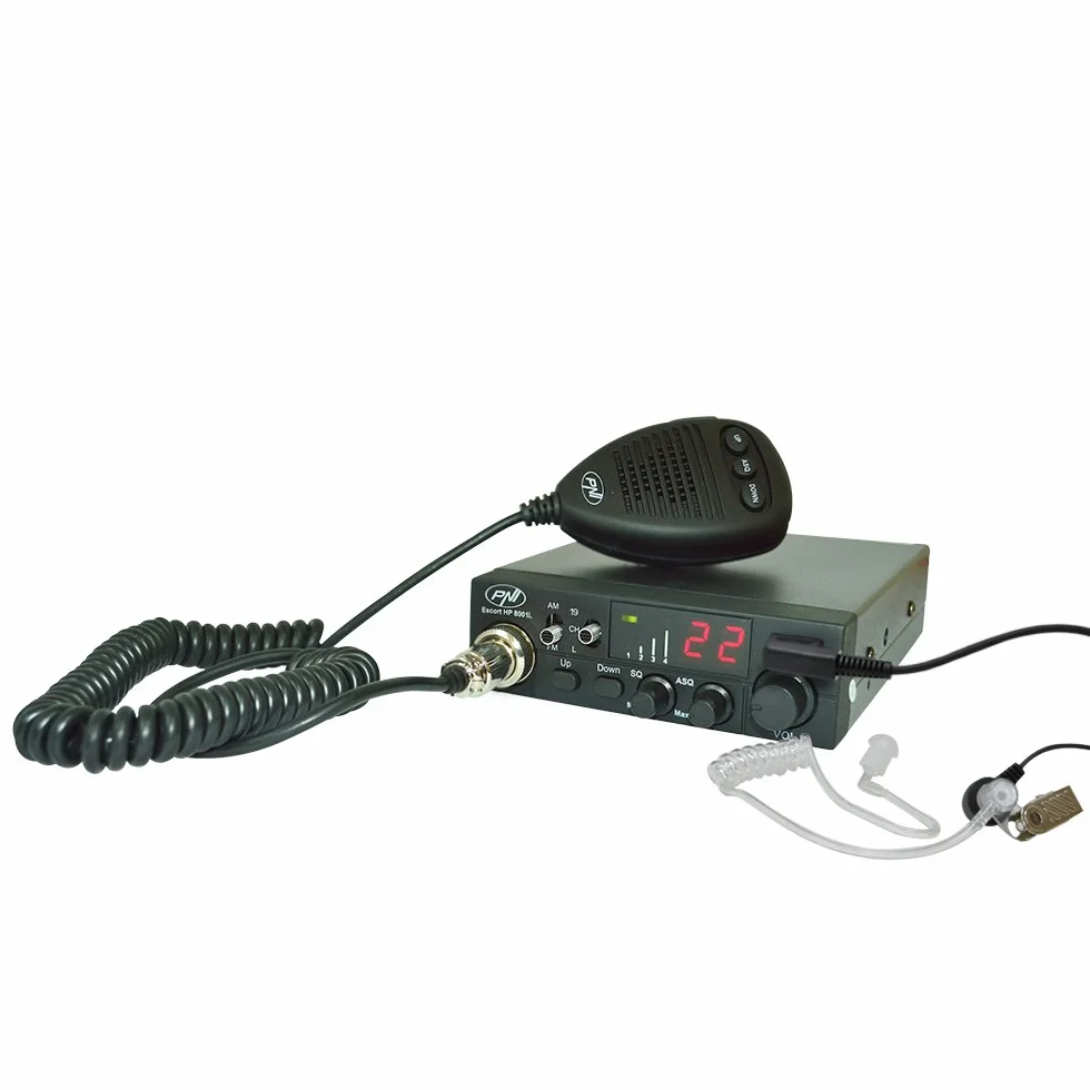 Micrófono de 6 Pines con Parte metálica para Estaciones de Radio PNI
