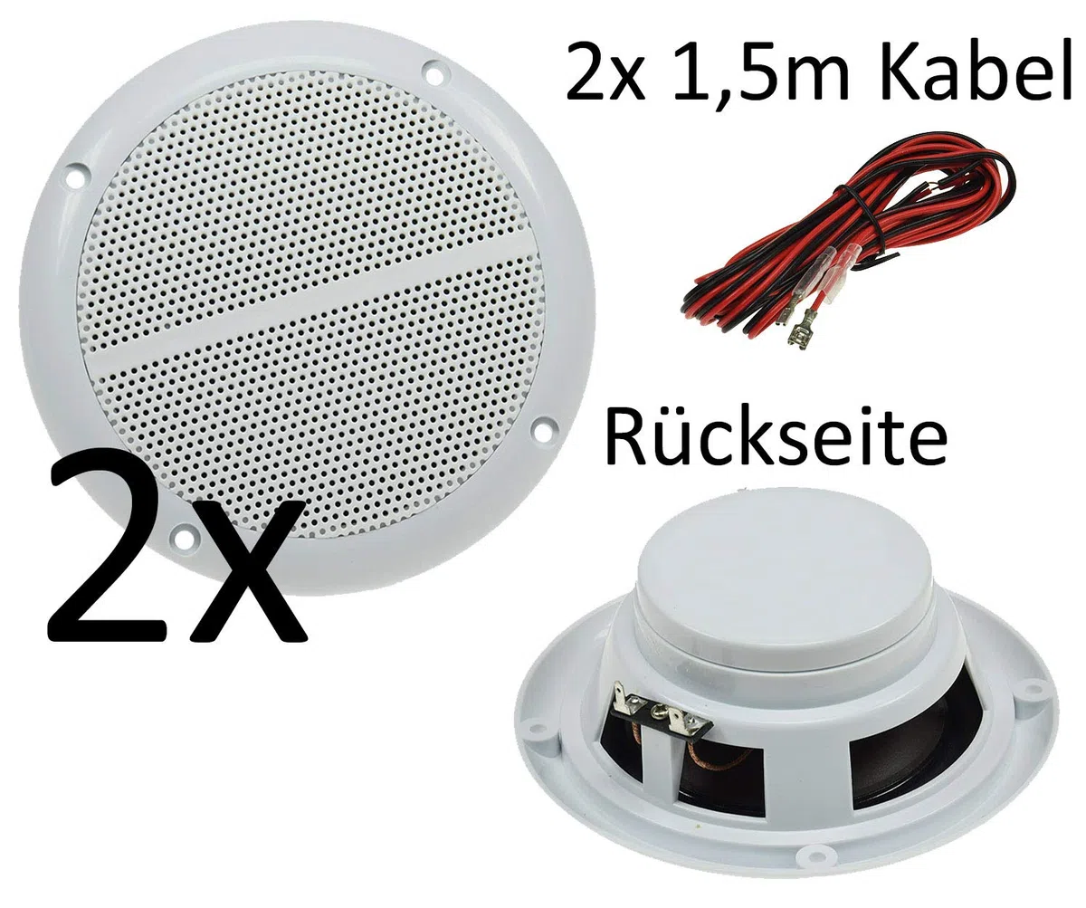 CHILITEC Altavoces y Micrófonos Marca Modelo wasserfeste Außen-Lautsprecher CT-65
