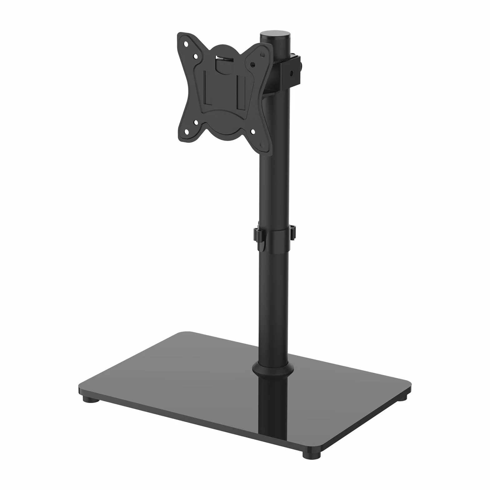 GRIFEMA Soporte TV Pie para Pantallas de 13-32 Pulgadas, Soporte de TV de Mesa con Giratorio y Altura Ajustable, hasta 10 kg, VESA 75x75/100x100 mm GB1005-1