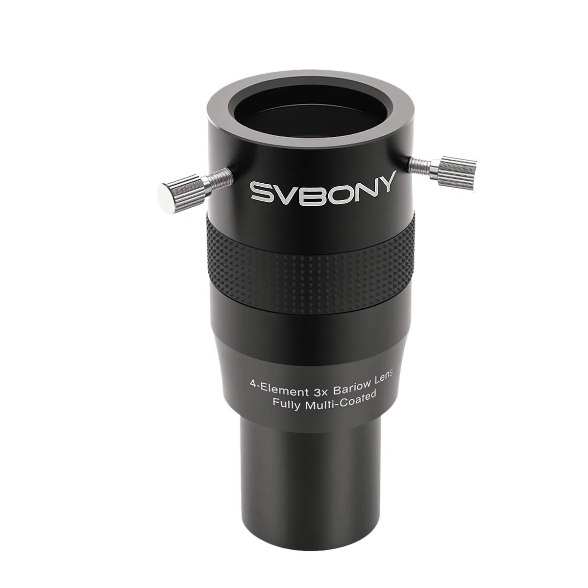 Svbony SV216 Lente Barlow 3X, 1.25" Metal Barlow 4 Elementos Apocromática FMC Lente Telescopio para Observación Planetaria con Ocular de Telescopio