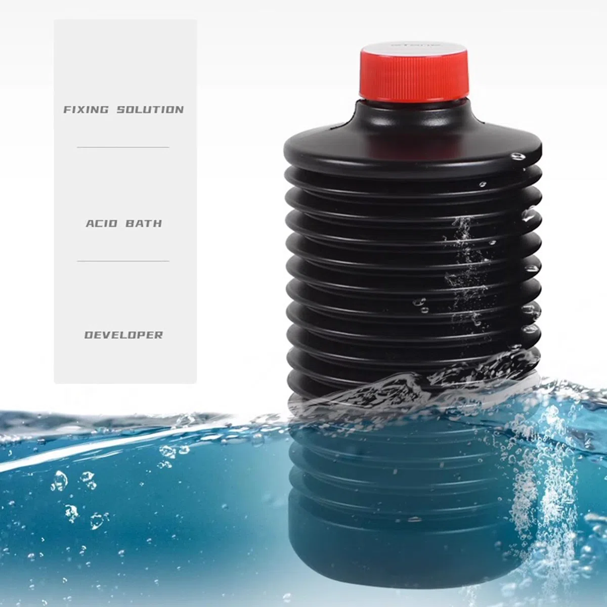 Fotografía A Prueba De Luz Contenedor Líquido Diseño Plegable Construcción HDPE Sello Seguro Desarrollo Película Contenedor Solución Revelador Comprimible