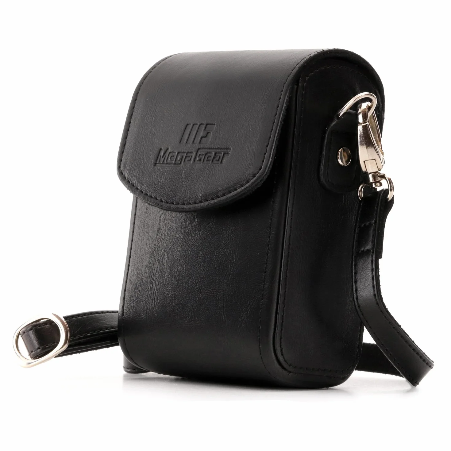 MegaGear Funda de Piel para cámara con Correa Compatible con Sony Cyber-Shot DSC-RX100 VII, DSC-RX100 Vi, DSC-RX100 V, DSC-RX100 IV