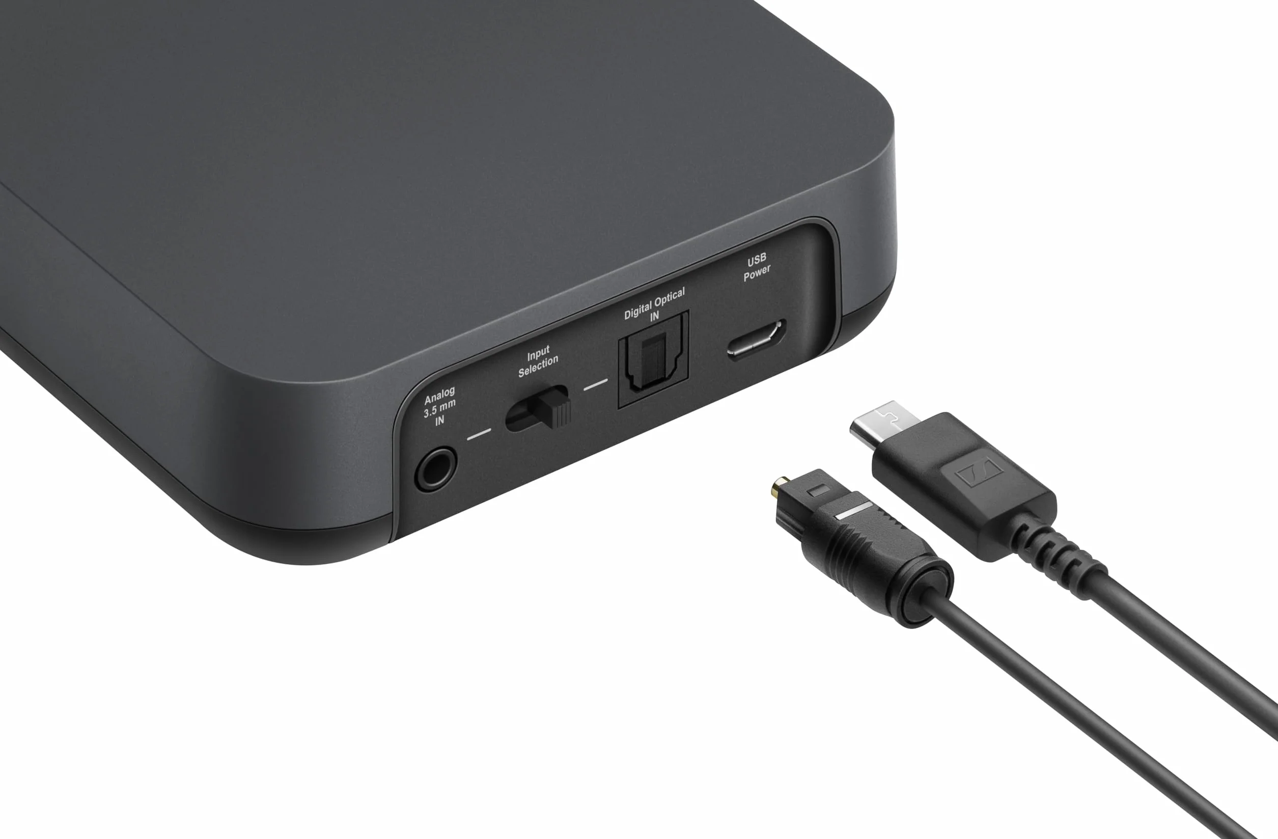 Sennheiser Transmisor de audio Bluetooth 508258 BT T100 para Hi-Fi o entretenimiento en el hogar Negro