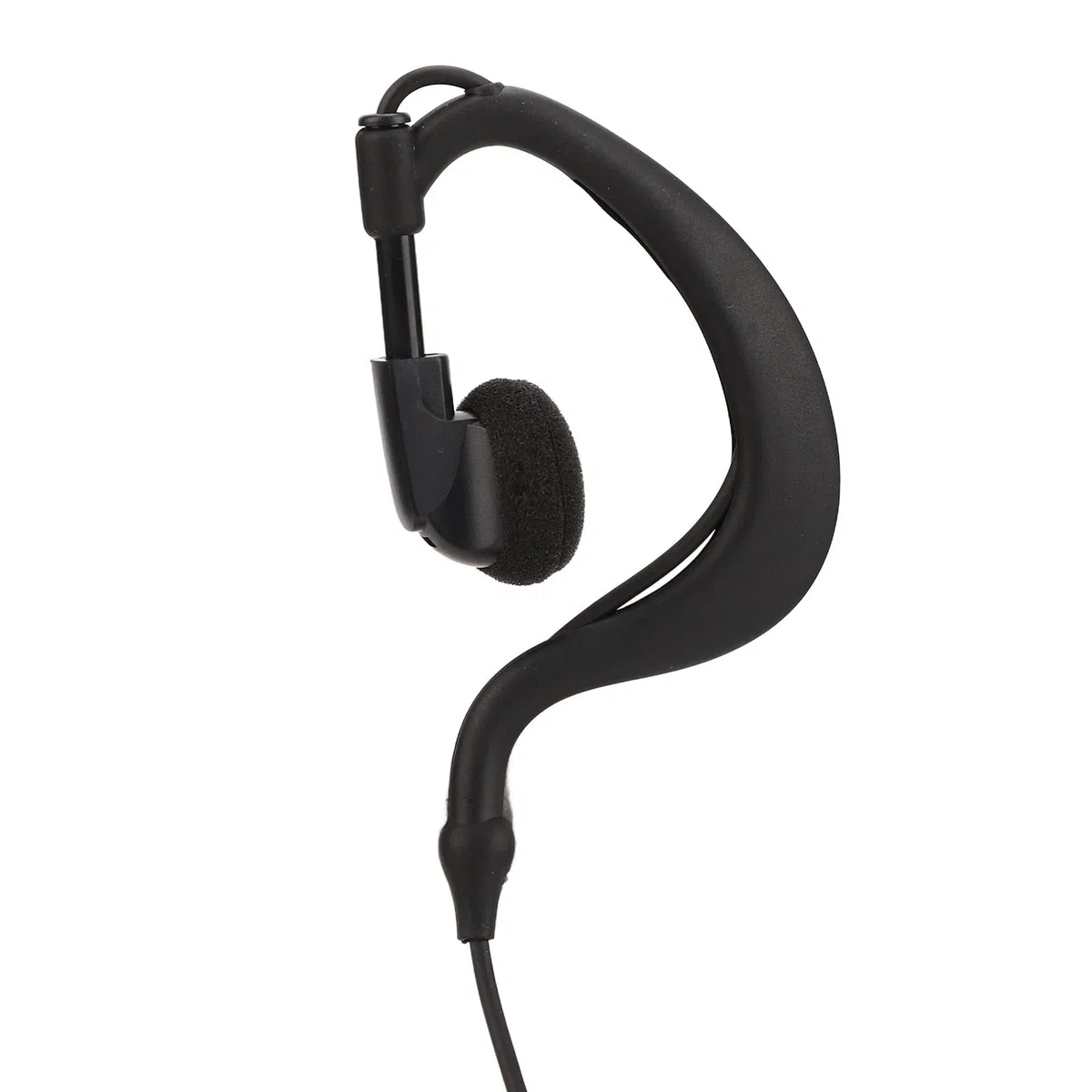 Yunseity Auricular en Forma de G con Micrófono PTT para Sepura STP8000 STP8030 STP8035 STP8038 STP9000 Walkie Talkies, Auricular con Micrófono PTT Manos Libres