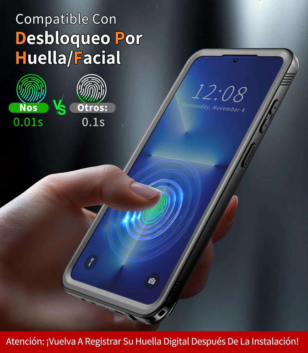 Cozycase Top Funda 360 para Samsung Galaxy S26 Ultra Militar IP68 Impermeable Antigolpes Resistente Carcasa S 26 Antipolvo Acuatica Sumergible Doble Waterproof Case Agua Protectora Anti Golpes Polvo