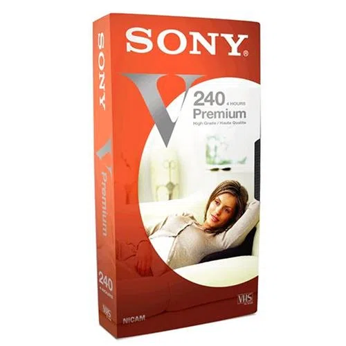 Sony E240V VIDCASS PREM LOS - Cinta de audio/video (1,27 cm)