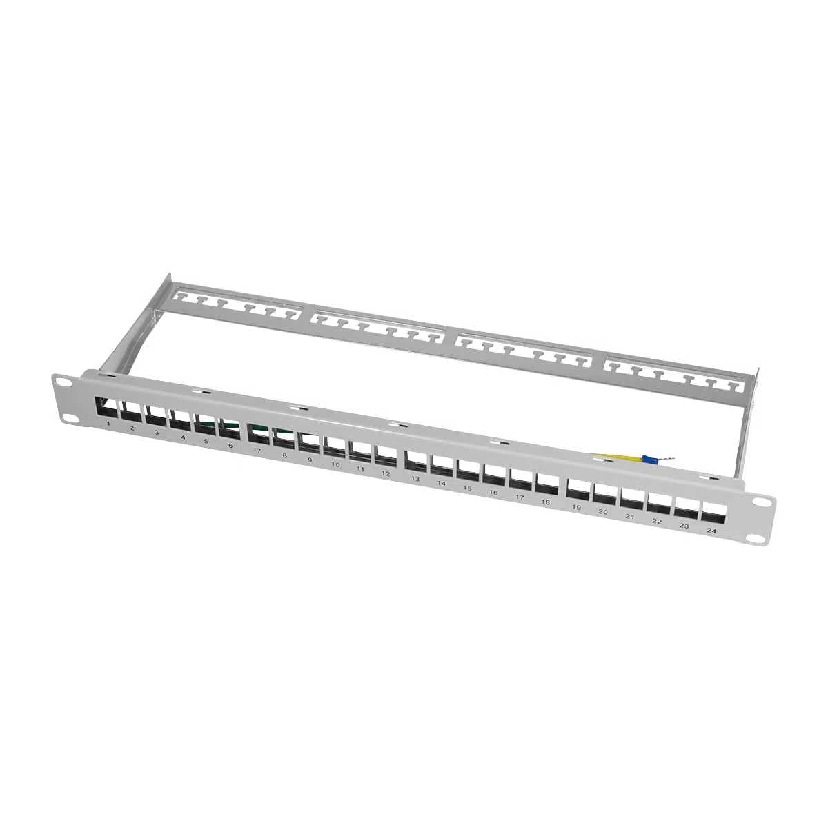 Logilink Panel De Keystone Blindado 24 Módulos, Gris