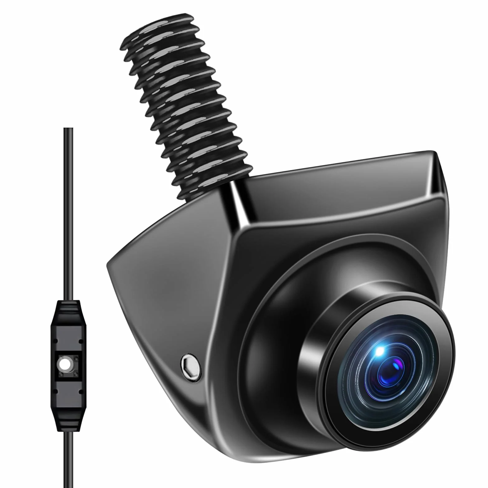 【4 Modos de Señal】 Cámara Marcha Atras Coche 360°+45° Giratorio Soporta Modelos AHD 1080P/720P/NTSC/PAL Cámara Trasera para Coche Camión Super Visión Nocturna 170° Gran Angular