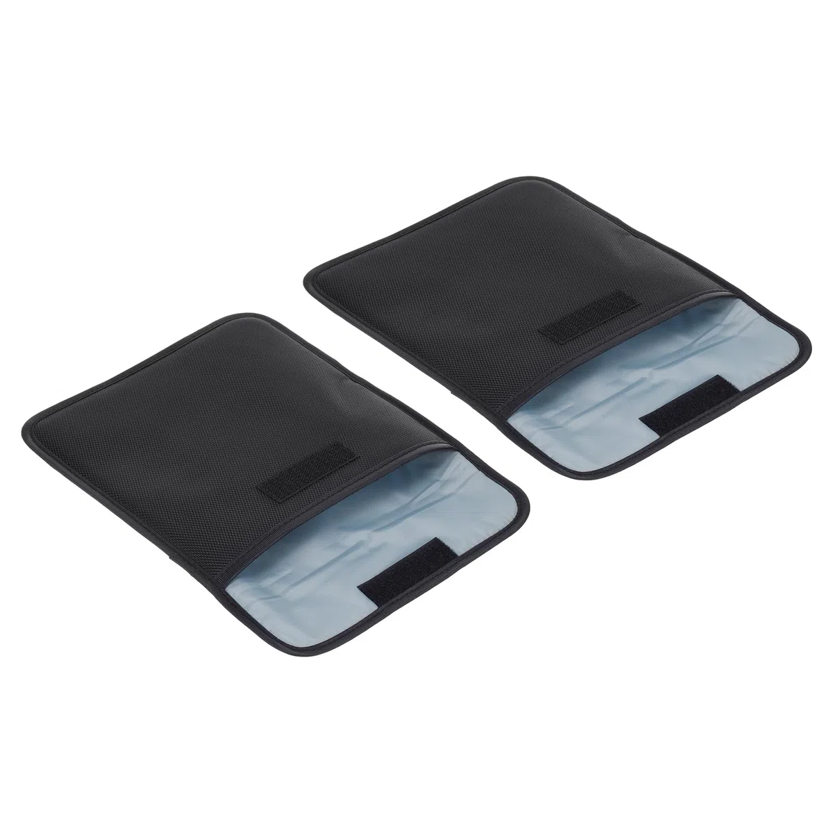 PATIKIL 205x195mm Cámara Filtro Estuche, 2 Paquete 1 Bolsillo Filtro Estuche Bolsa Agua Resistente Polvo Prueba Filtro Transporte Bolsa para Fotografía Filtro Almacenamiento, Negro
