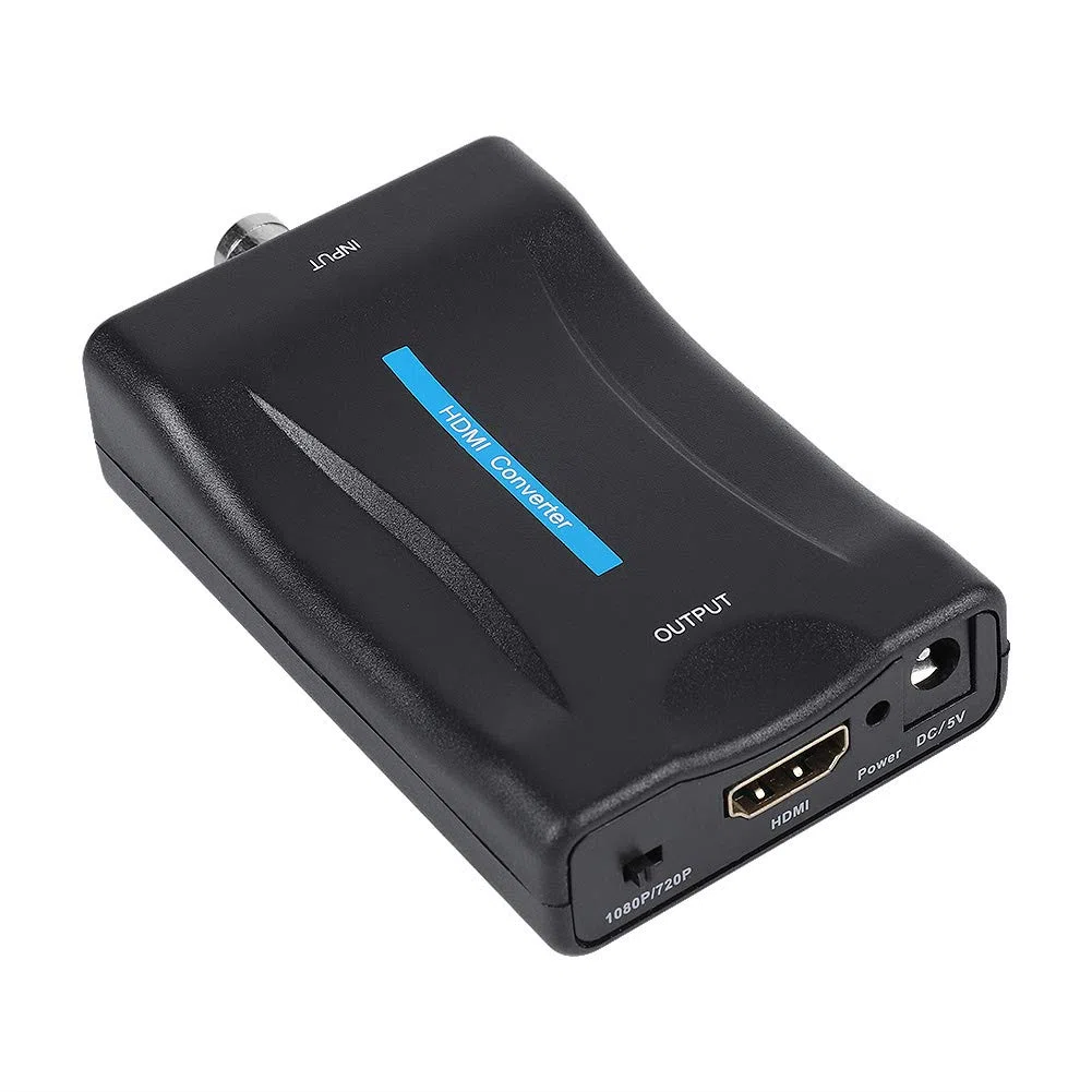 Tangxi - Convertidor BNC a HDMI HD 1080P/720P para Monitor, DVD, Decodificador y Máquina de Juego