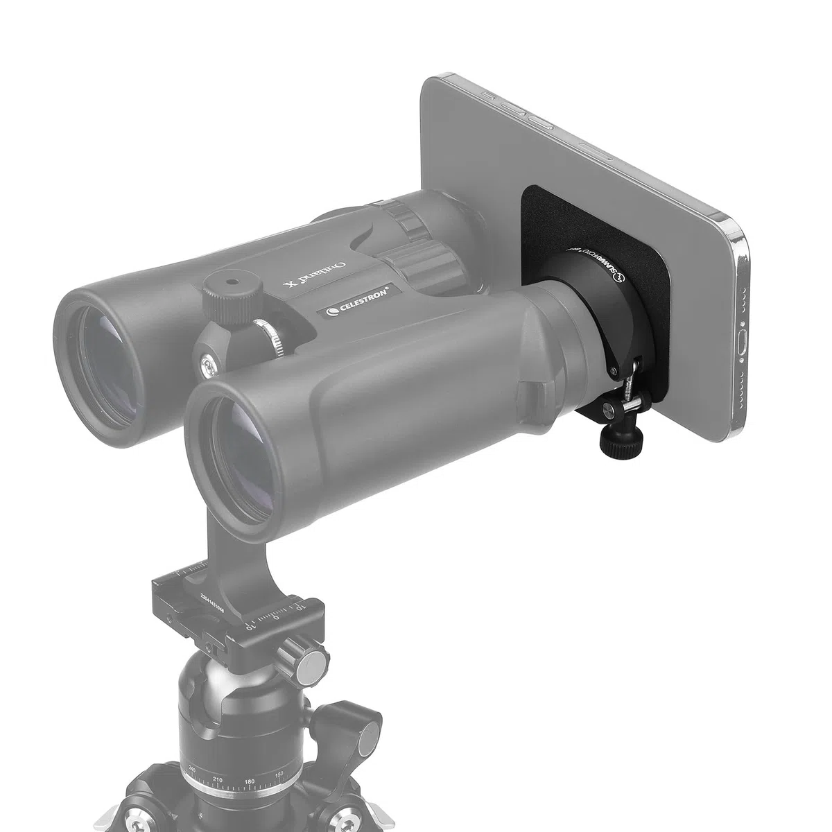 SUNWAYFOTO BA-43 - Adaptador de teléfono móvil para binoculares, soporte universal para smartphone para binoculares, compatible con ocular de diámetro exterior de 38 a 45 mm