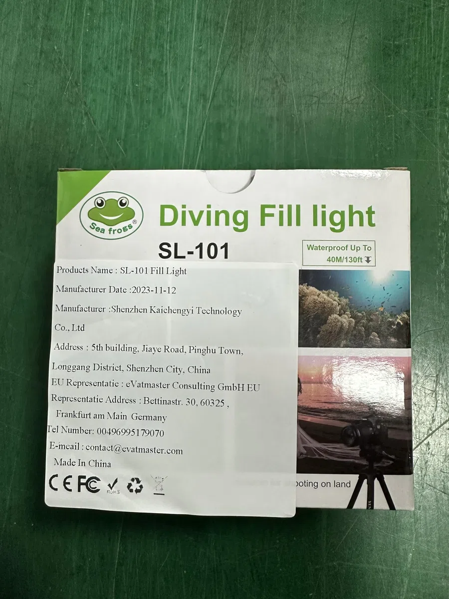 Sea Frogs 60 lámparas de LED Ultra Luminosas 1.800 km bajo el Agua 40 M-5.500 K de videoteca