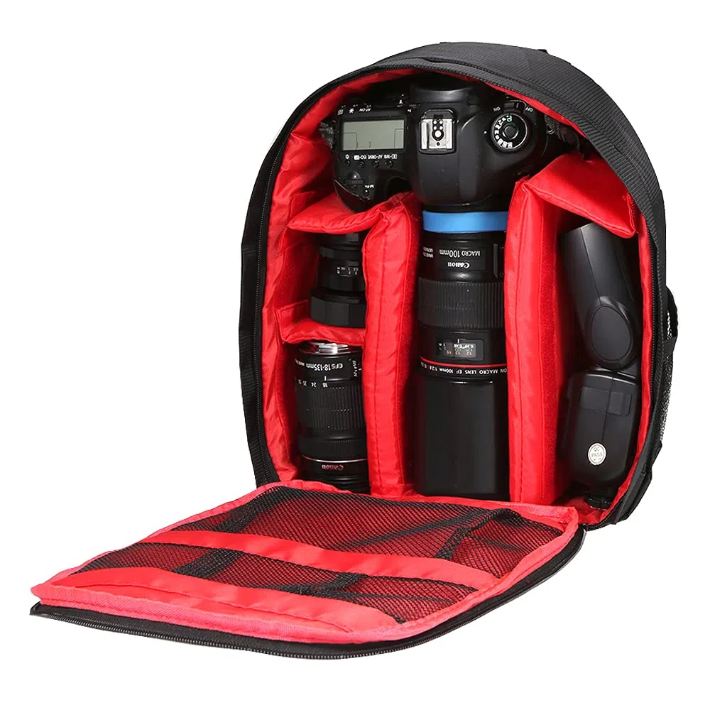 Bolsos multifuncionales Respirables multifuncionales Impermeables de la cámara de la Mochila de la cámara de Digitaces de la cámara de Digitaces de DSLR