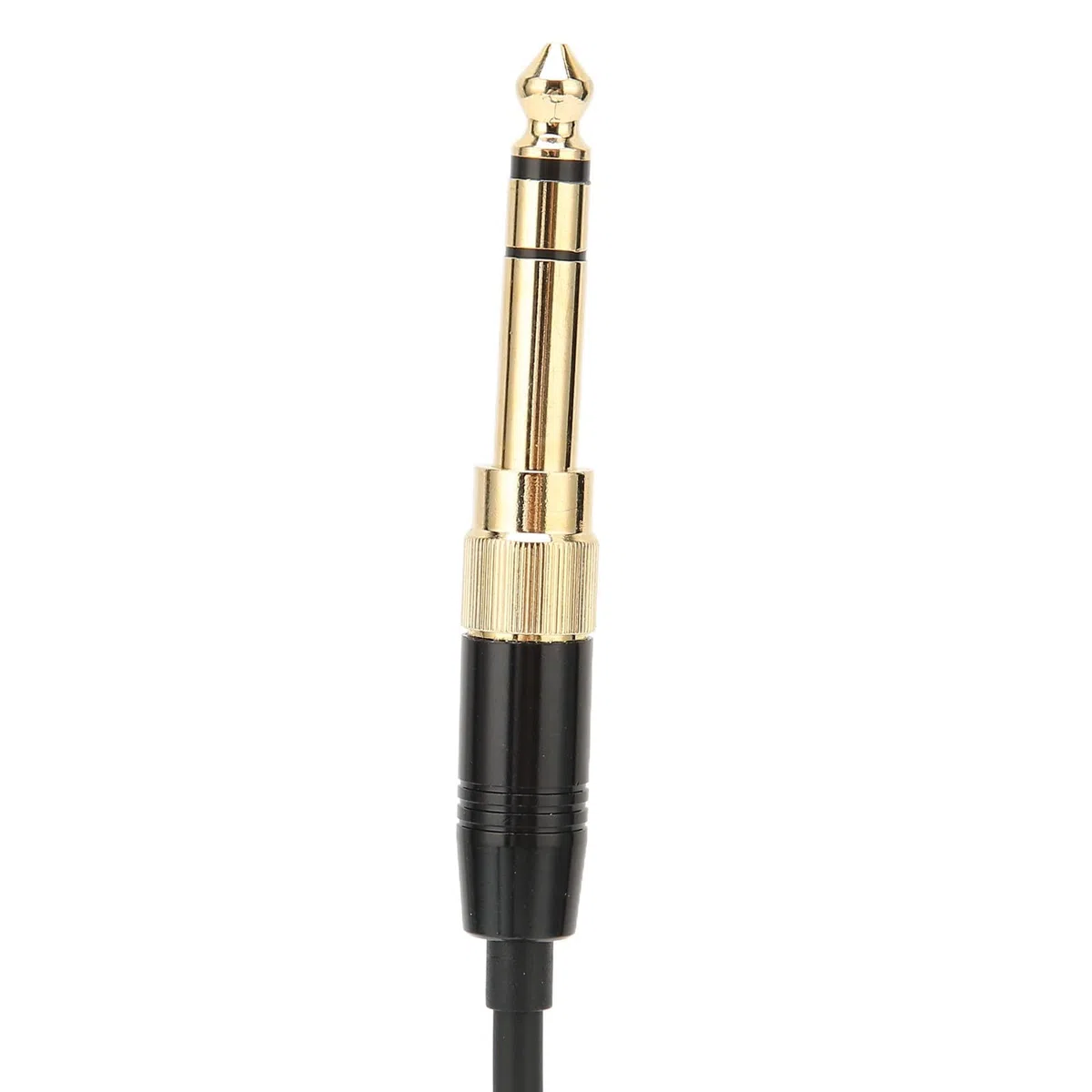 VBESTLIFE 2 Uds., Cable de Audio de Resorte Negro para Auriculares, Línea Auxiliar de Bobinado de Repuesto para AKG Q701 K712 K702 K271S K240S K240MK K181 K141, para Pioneer HDJ 2000