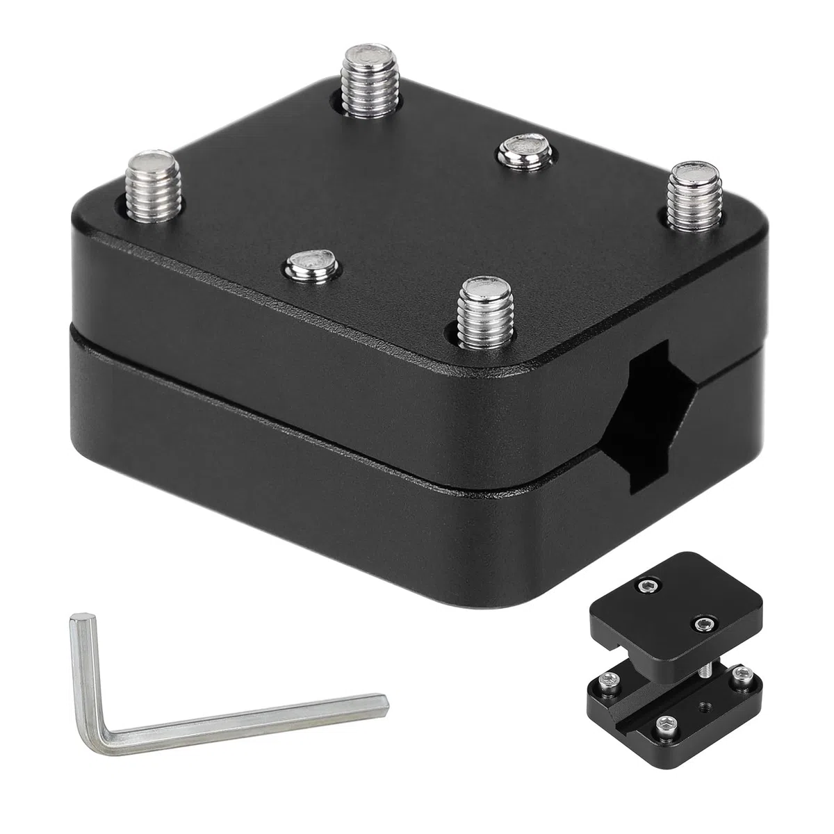 SWAWIS Motocicleta GPS Soporte De Navegación, 12-16mm Soporte de Navegación para Teléfono, Aleación de Aluminio Soporte de Modificación Compatible conBMW R1200GS LC ADV R1250GS S1000XR CRF1000L