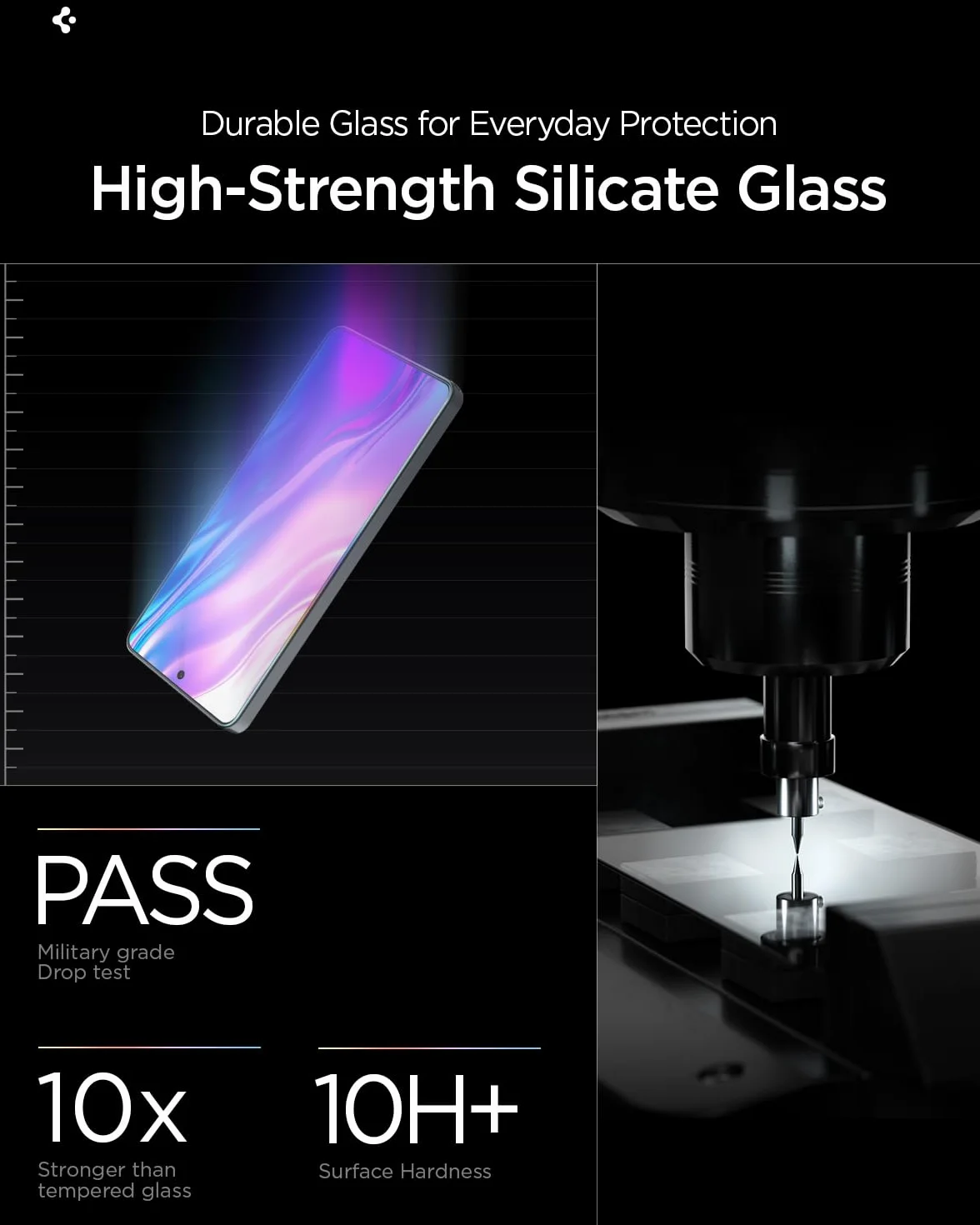 Spigen Glas.tR EZ Fit Pro Protector Pantalla para Samsung Galaxy S26 Ultra, 2 Unidades, Instalación Fácil, Alta Definicion, Dureza 10H+